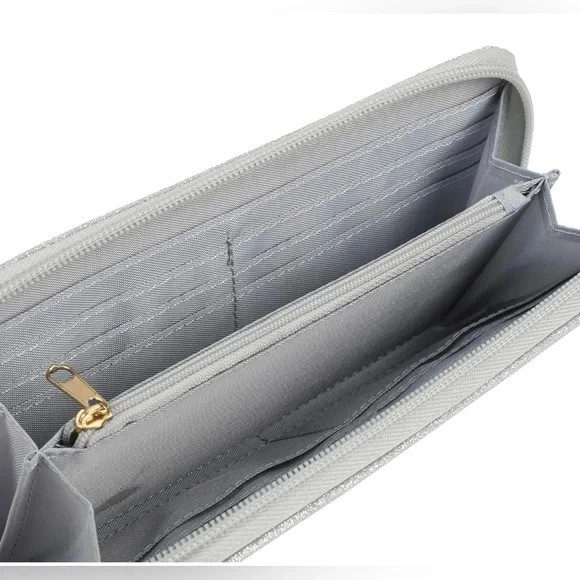 Minnie Mouse Silver Glitter Wallet - Picture 3 of 4